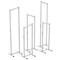 5X Square Wedding Backdrop Stand Flower Rack Balloon Frame Arch